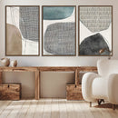 Canvas Print Wall Art Abstract Art Boho, Framed Boho Decor