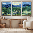 Olive Trees Van Gogh Wall Art Canvas Print