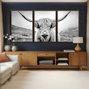 Scottish Cow Wall Art Canvas Print by MyGreatCanvas | Canvas Wall Art Prints | Photo Prints & Wall Decor