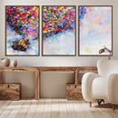 Don't Look Up Movie Canvas Wall Art - Vibrant Floating House