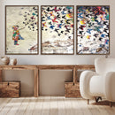 Banksy Wall Art - Banksy Girl Butterfly Graffiti Wall Art