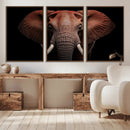 Wild Elephant Wall Art Canvas Print, Africa Savannah Wild by MyGreatCanvas | Canvas Wall Art Prints | Photo Prints & Wall Decor