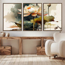 Lotus Flower Watercolor Canvas Print – A Symbol of Serenity by MyGreatCanvas | Canvas Wall Art Prints | Photo Prints & Wall Decor