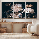 Pink Peonies Flowers Large Canvas Art Print