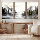 Yosemite Valley Wall Art Canvas Print – Framed and Ready to