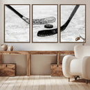 Winter Ice Hockey Sport Canvas Wall Art Print - Hockey Wall by MyGreatCanvas | Canvas Wall Art Prints | Photo Prints & Wall Decor