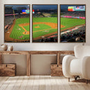 Angel Stadium Aerial Canvas Print – Los Angeles Angels
