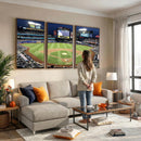 Citi Field Wall Art Print | 3-Panel New York Mets Baseball