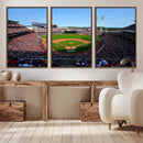 Cincinnati Reds Baseball Canvas Print - American Ball
