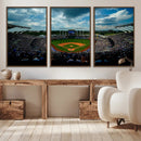 3-Panel Kauffman Stadium Wall Art Print | Large Kansas City