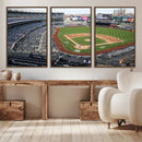 New York Yankees Baseball Team Print - Yankee Stadium Wall