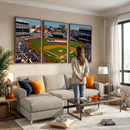 Yankee Stadium New York Wall Art Print | 3-Panel Canvas