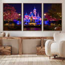 Disney Castle Wall Art – Framed Magic Kingdom Canvas by MyGreatCanvas | Canvas Wall Art Prints | Photo Prints & Wall Decor