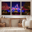 Castle Large Wall Art Disney Magic Kingdom Kids Room Decor -