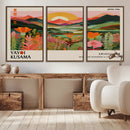 Framed Yayoi Kusama Print, Vibrant Floral Mountain Art by MyGreatCanvas | Canvas Wall Art Prints | Photo Prints & Wall Decor
