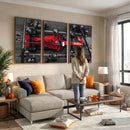 Ferrari Pit Stop Canvas Wall Art – Precision and Speed