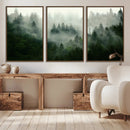 Misty Forest Wall Art – Tranquil Green Woodland Canvas by MyGreatCanvas | Canvas Wall Art Prints | Photo Prints & Wall Decor