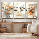 Beautiful Birds Wall Art – Framed Watercolor Branch Canvas by MyGreatCanvas | Canvas Wall Art Prints | Photo Prints & Wall Decor