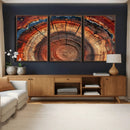 Abstract Tree Ring Art, Colorful Tree Ring Wall Decor, by MyGreatCanvas | Canvas Wall Art Prints | Photo Prints & Wall Decor