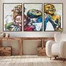 Shai Yossef Style Canvas Art - Joyful African Black Kids
