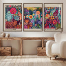 Yayoi Kusama Wall Art Canvas Print, Abstract Art, Large
