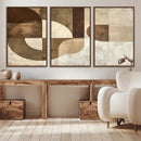 Wabi Sabi Geometric Wall Art | Abstract Modern Minimalist