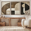 Wabi Sabi Abstract Wall Art | Geometric Modern Minimalist