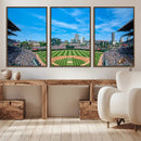 Wrigley Field Chicago Cubs Panoramic Art Multi-Piece Canvas