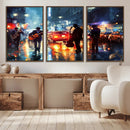 African American Jazz Canvas Wall Art Print – Abstract Music