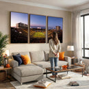 Iowa Hawkeyes Kinnick Stadium Wall Art Canvas Print, Framed