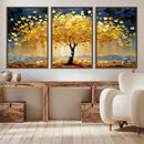 Golden Tree Wall Art – Framed Autumn Leaves Canvas Artwork, by MyGreatCanvas | Canvas Wall Art Prints | Photo Prints & Wall Decor