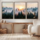 Abstract Forest Wall Art - Serene Nature Canvas Print with by MyGreatCanvas | Canvas Wall Art Prints | Photo Prints & Wall Decor