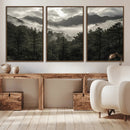 Moody Forest Wall Art – Framed Mountain Fog Canvas Artwork, by MyGreatCanvas | Canvas Wall Art Prints | Photo Prints & Wall Decor
