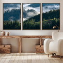 Misty Forest Wall Art Canvas Print, Serene Pine Hills and by MyGreatCanvas | Canvas Wall Art Prints | Photo Prints & Wall Decor