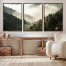 Misty Valley Wall Art: Foggy Forest Canvas Print by MyGreatCanvas | Canvas Wall Art Prints | Photo Prints & Wall Decor