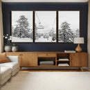 Ski Lift Wall Art – Framed Snowy Mountain Canvas Artwork by MyGreatCanvas | Canvas Wall Art Prints | Photo Prints & Wall Decor