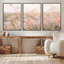 Pastel Grasses Wall Art Canvas Print – Framed Soft Meadow