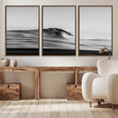 Black Wave Wall Art Canvas Print – Framed Abstract Surf by MyGreatCanvas | Canvas Wall Art Prints | Photo Prints & Wall Decor