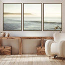 Coastal Cliffs Wall Art Canvas Print – Misty Ocean Seascape