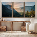 Yosemite Valley Wall Art Canvas Print – Framed Mountain