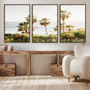 California Coast Palm Trees Wall Art Canvas Print – Framed by MyGreatCanvas | Canvas Wall Art Prints | Photo Prints & Wall Decor