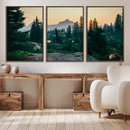 Mountain Wall Art Canvas Print – Framed Forest Serenity