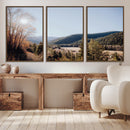 Rustic Landscape Wall Art Canvas Print – Serene Valley Scene