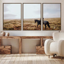Cowboy Wall Art Canvas Print – Framed Western Rustic Ranch
