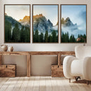 Wilderness Wall Art Canvas Print – Misty Forest Nature