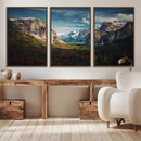 Yosemite National Park Wall Art Canvas Print – Framed