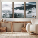 Foggy Forest Landscape Wall Art Canvas Print – Misty by MyGreatCanvas | Canvas Wall Art Prints | Photo Prints & Wall Decor