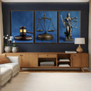 Legal Justice Wall Art Canvas Print – Gavel, Scales & Lady by MyGreatCanvas | Canvas Wall Art Prints | Photo Prints & Wall Decor