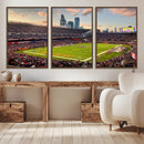 Chicago Bears Soldiers Field Wall Art Canvas Print – Framed