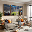 Chicago Dome Stadium Wall Art Canvas Print – Framed Modern